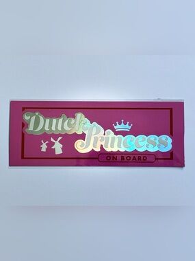 Dutch Bros “Dutch Princess on Board” Magnetic Car Sticker